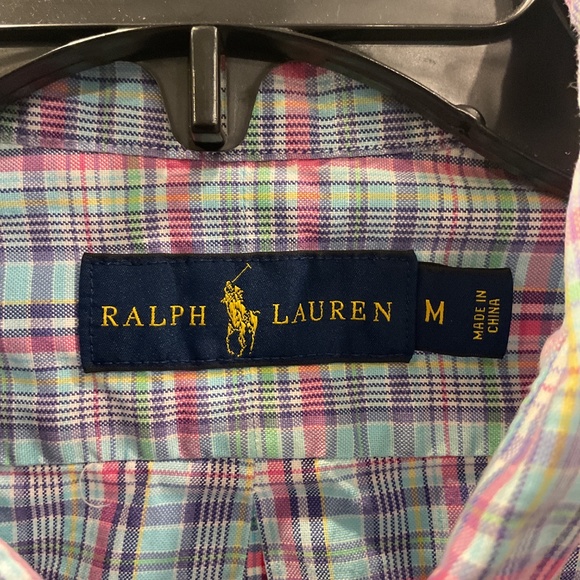 Men’s Ralph Lauren Long Sleeve Button Down Shirt, Size Medium - Picture 2 of 3